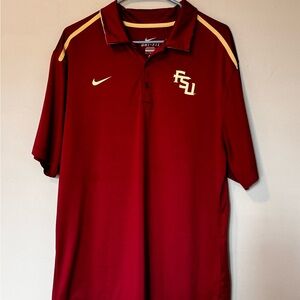Nike Maroon Polo Shirt
